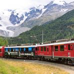 Berninabahn - die Montebellokurve (3) ...