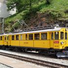 Berninatriebwagen auf Alp Grüm