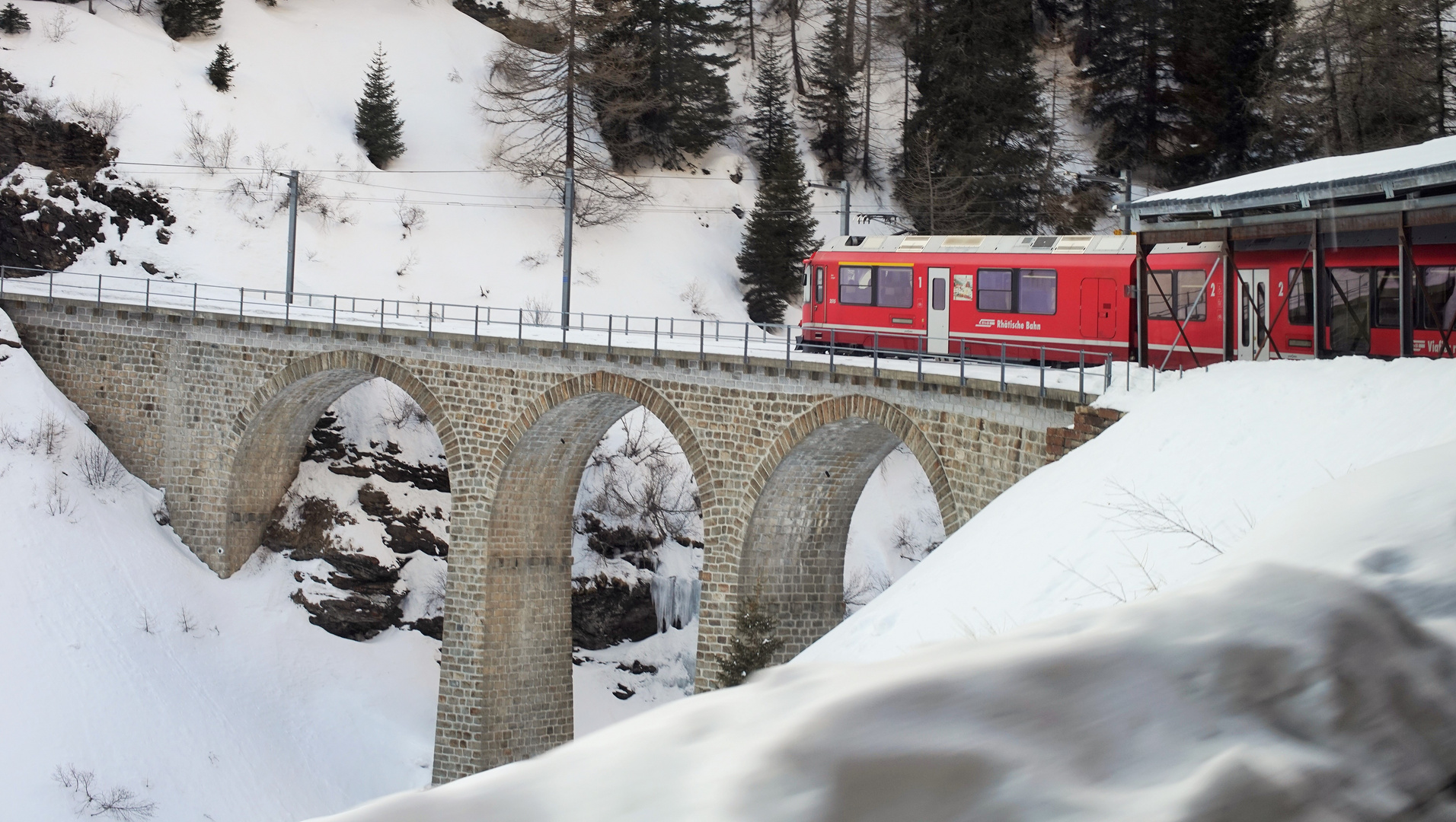 Berninerexpress Winter 18 Foto Bild Europe Schweiz Liechtenstein Schweiz Bilder Auf Fotocommunity