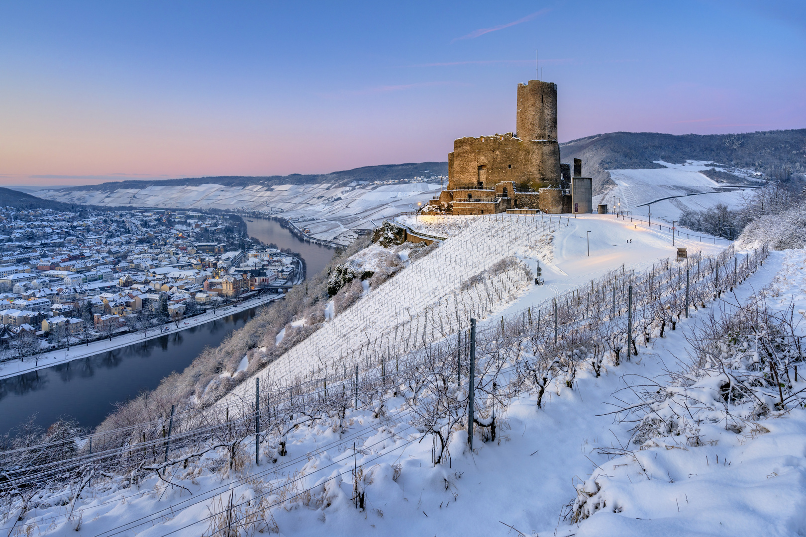 *Bernkastel-Kues @ Burg Landshut im Winter*