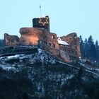 Bernkastel- Kues/ Burgruine Landshut zur Weihnachtszeit