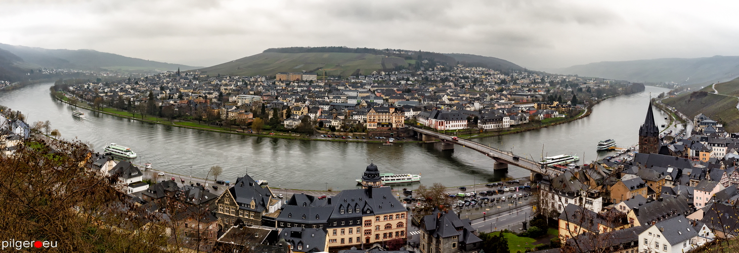 Bernkastel-Kues im Regen