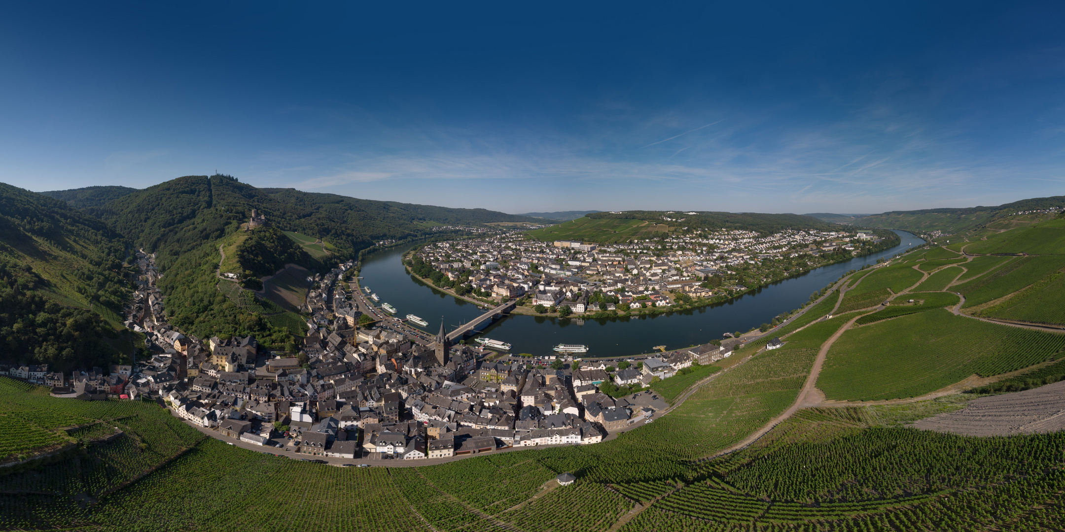 Bernkastel-Kues von oben