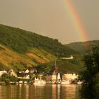 Bernkastel mit Regenbogen