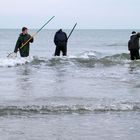 Bernsteinfischer in der Ostsee bei Kolberg