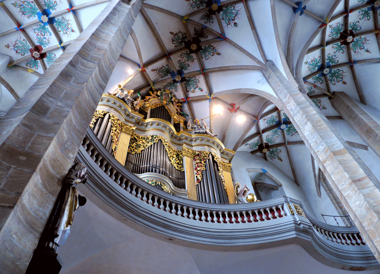 Berühmte Silbermann - Orgel im Dom zu Freiberg / Sa