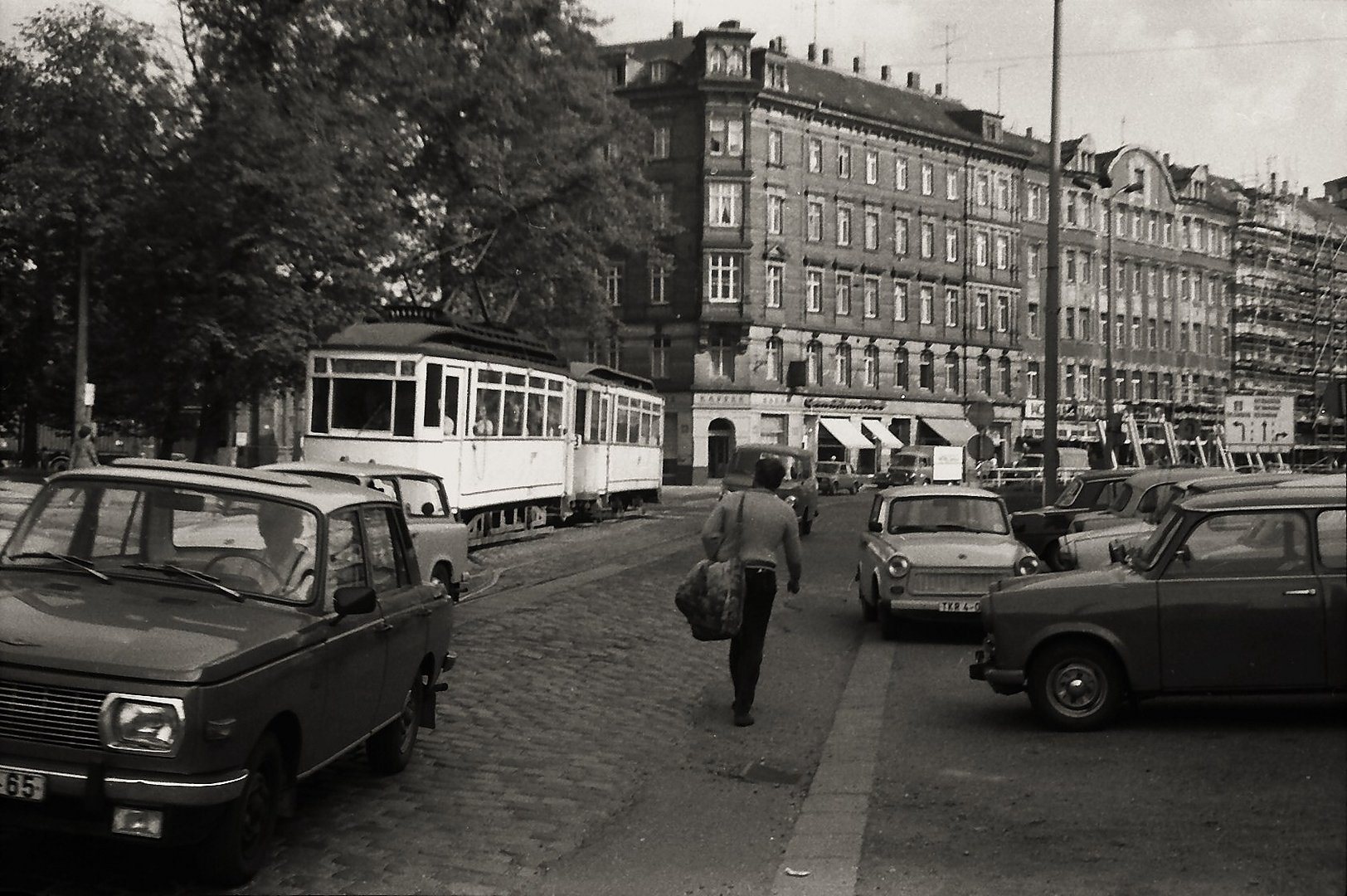 Berufsverkehr im Stadtzentrum