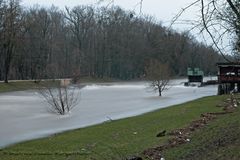 Beruhigtes Hochwasser 