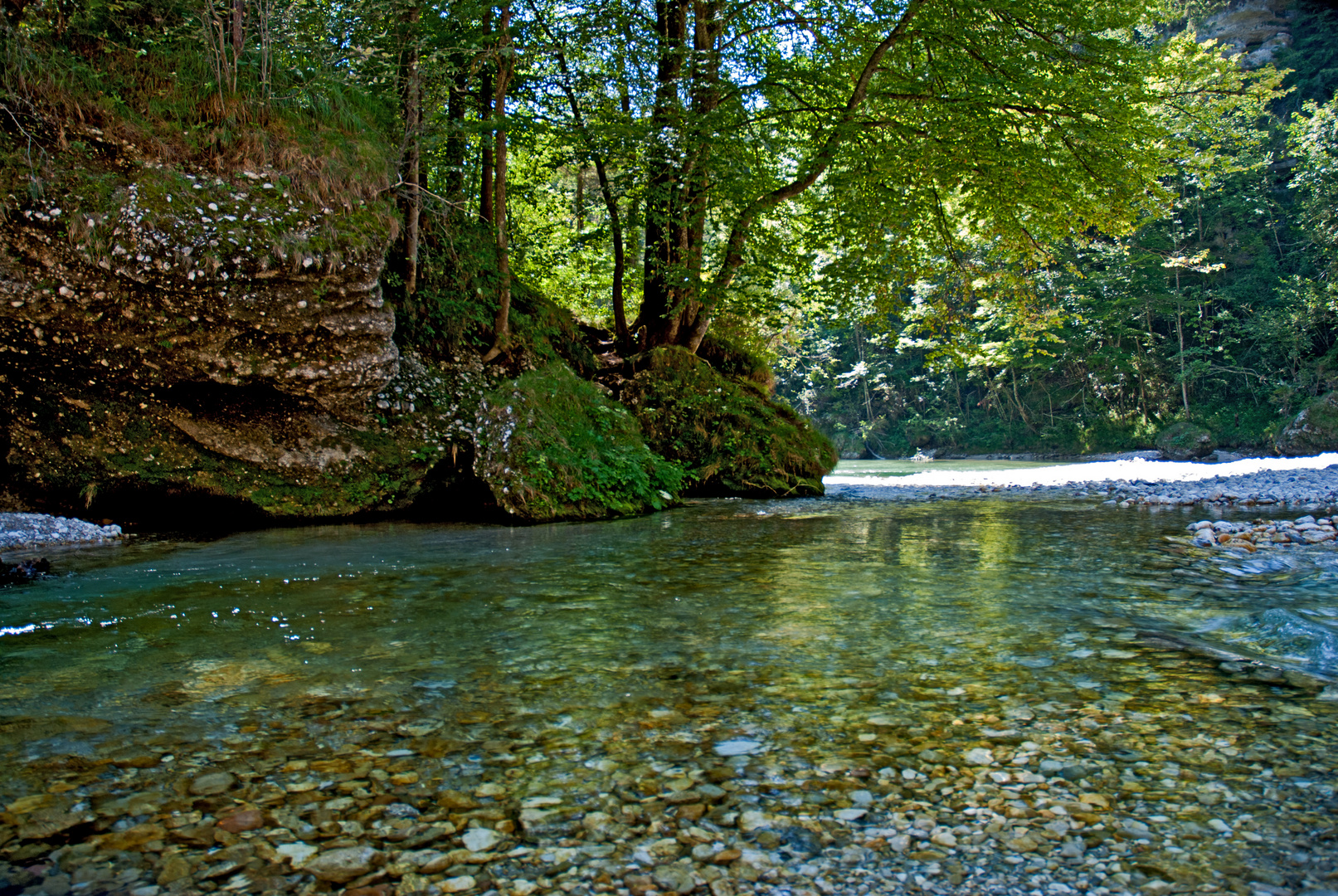 Beruhigtes Wasser