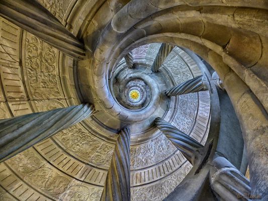 Berwarttreppe im Deutschordensschloß Bad Mergentheim (1574)