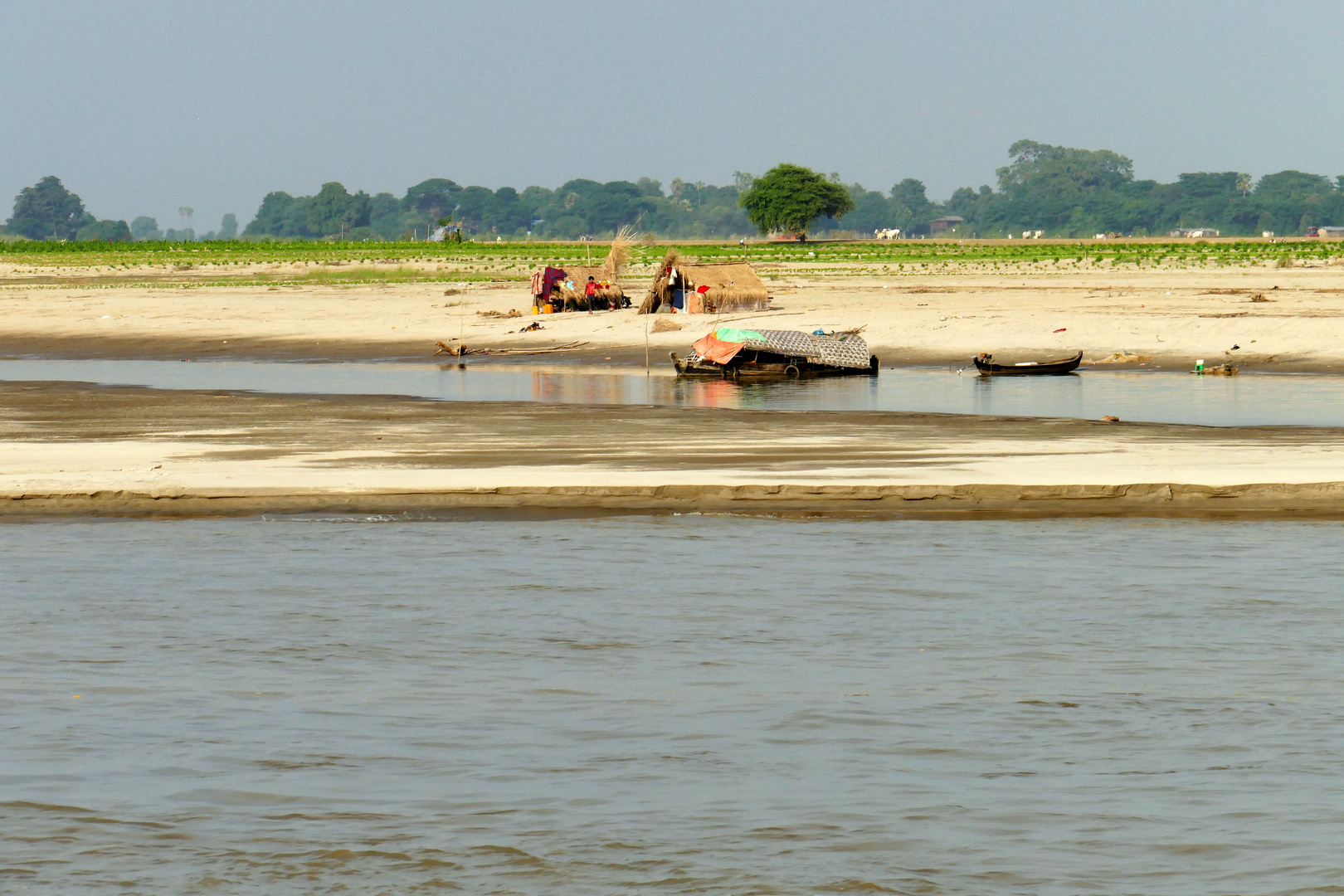 ...beschauliches Leben am Irrawaddy...