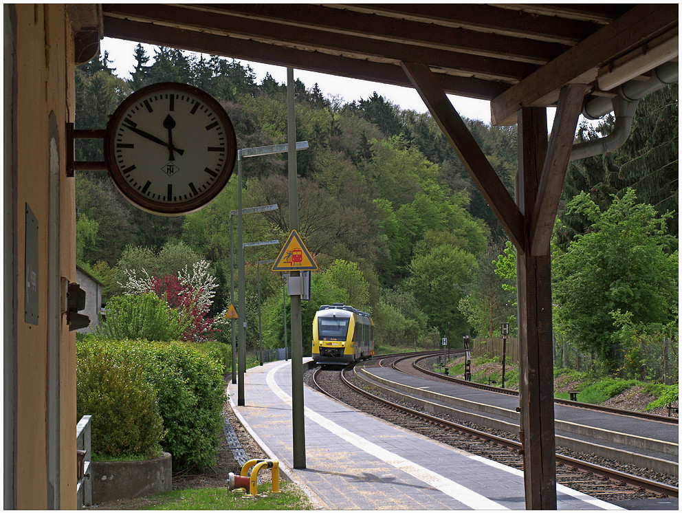 Beschaulichkeit an der Lahntalbahn