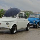 beschirmter FIAT 500