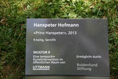 beschriftung "prinz hanspeter"