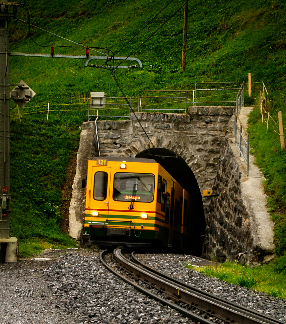 Beschwerlich ist der Weg nach Wengen