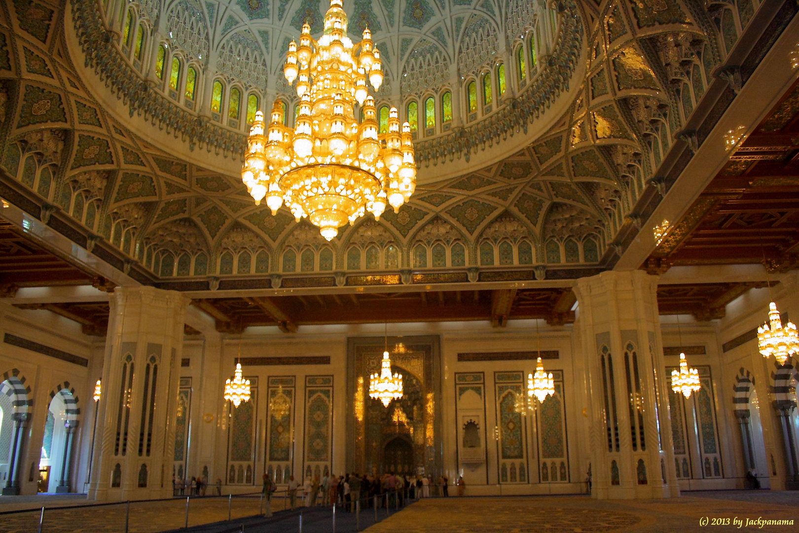 Besichtigung der Sultan-Qaboos-Moschee in Muscat (Sultanat Oman) (4)
