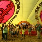 Besichtigung einer Ballonhülle von innen