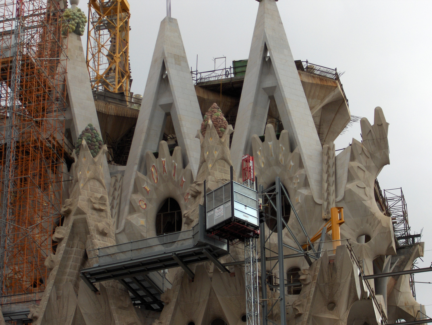 Besichtigung einer Gaudí Baustelle ...