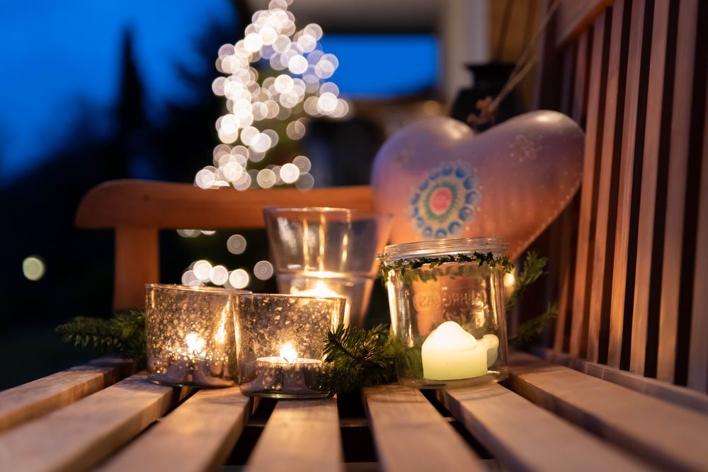 Besinnliche Weihnachten Foto & Bild gratulation und feiertage, lampen