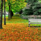 Besinnlichkeit im Park von Schloß Clemenswerth.