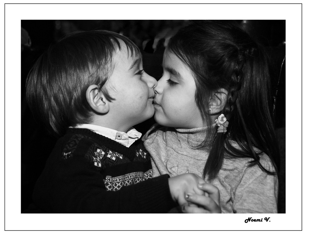 Beso de corazon