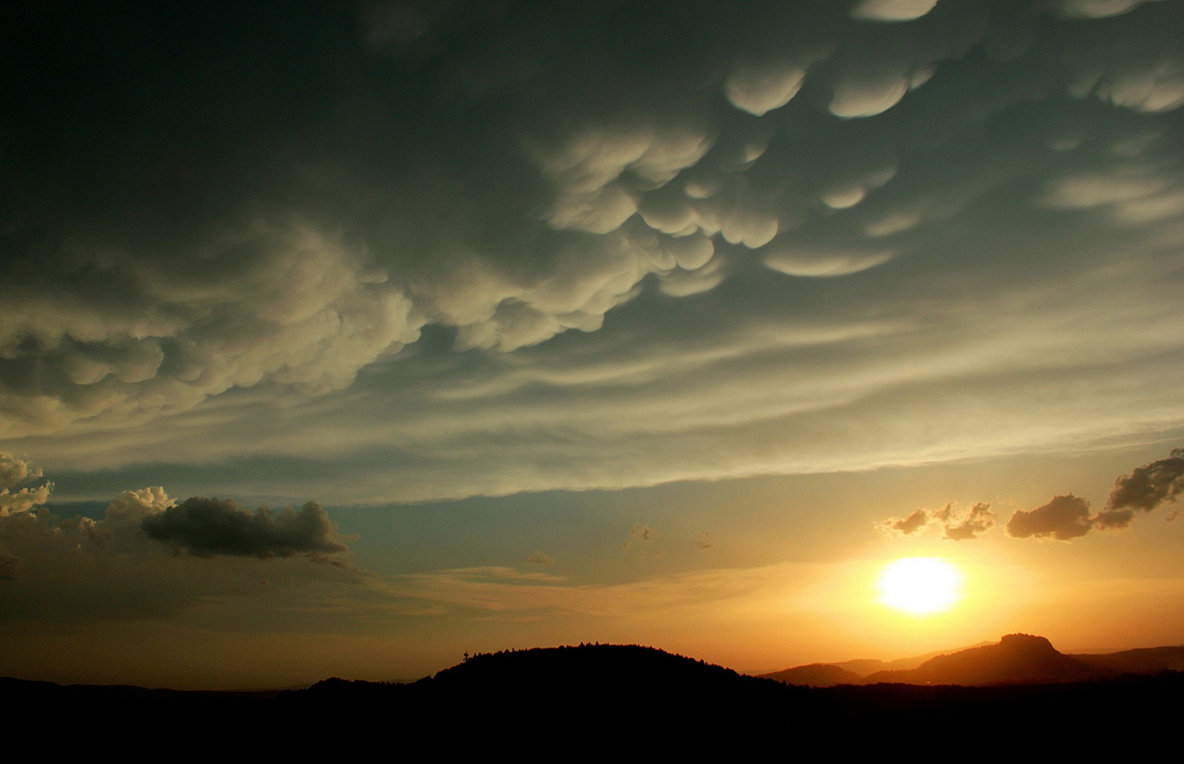 Besondere Wolken über' m Hegau