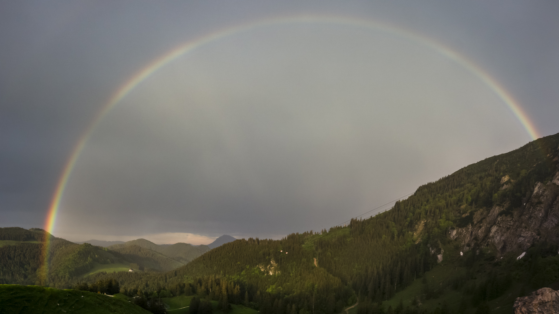 Besonderer Moment auf der Bründlingalm