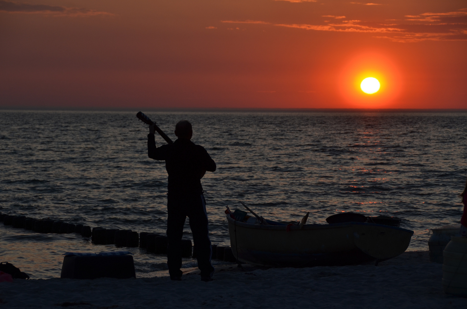 Besonderer Sonnenuntergang