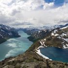 Besseggen während einer Trekking-Tour