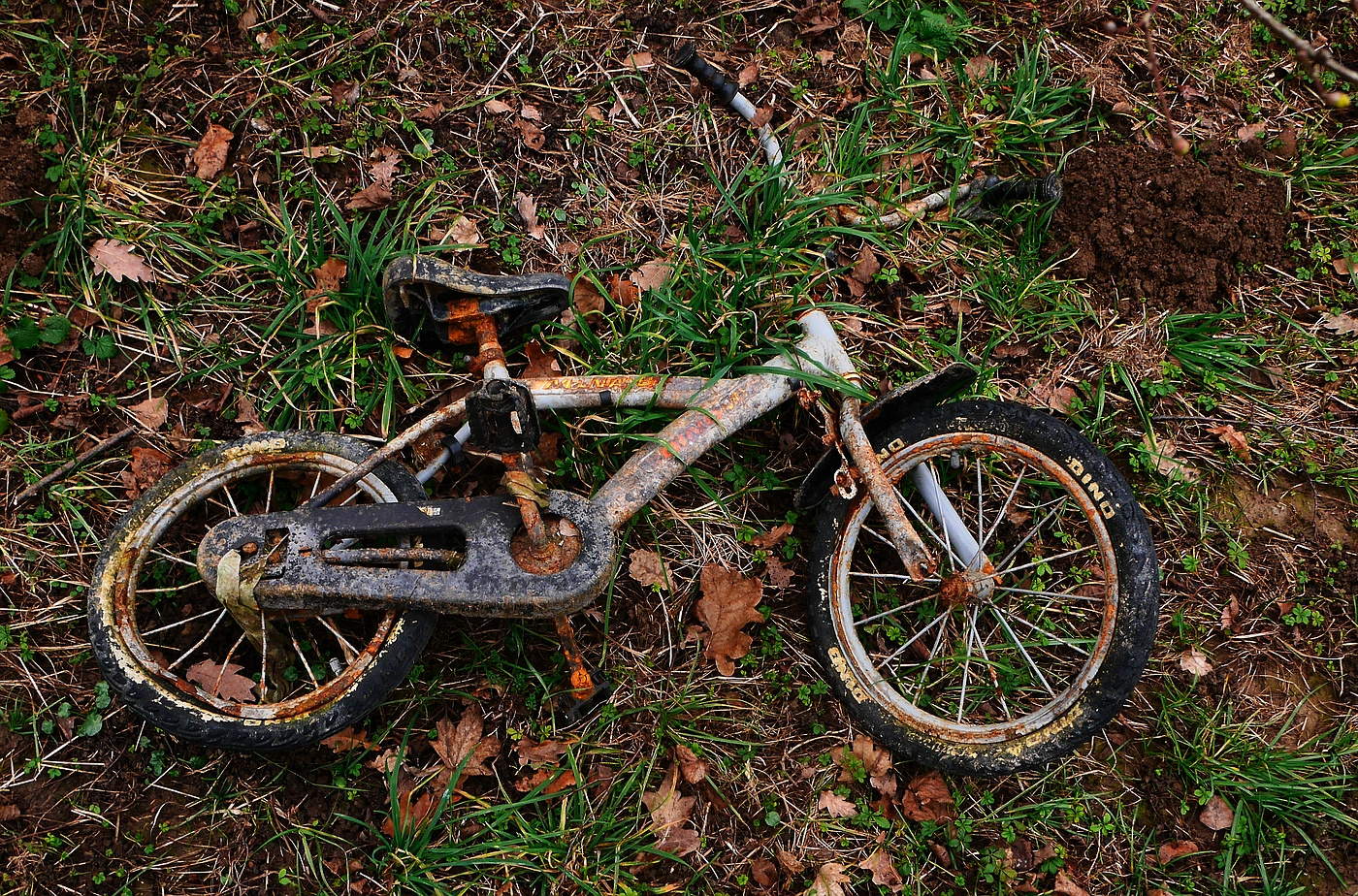 " Besser ein rostiges Fahrrad als gar Keines!"