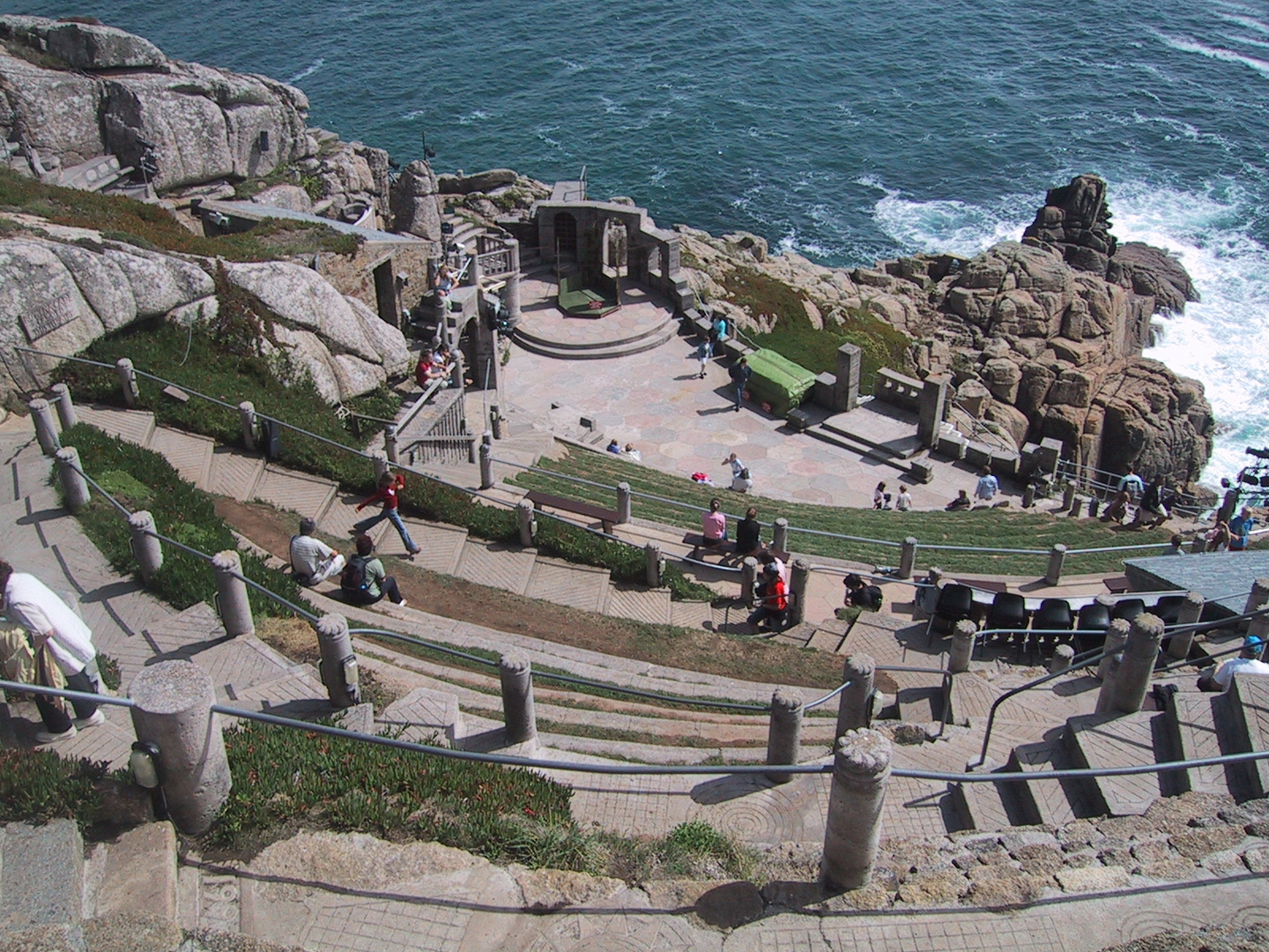 Best seat of the house at the Minack Theatre