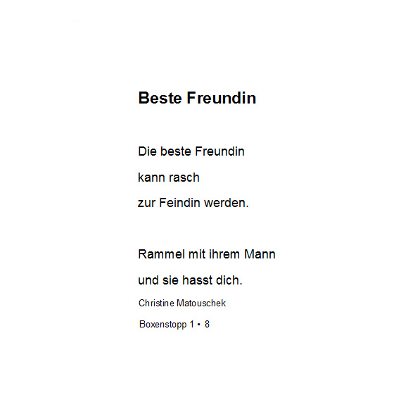 Beste Freundin - BS 1 - 8