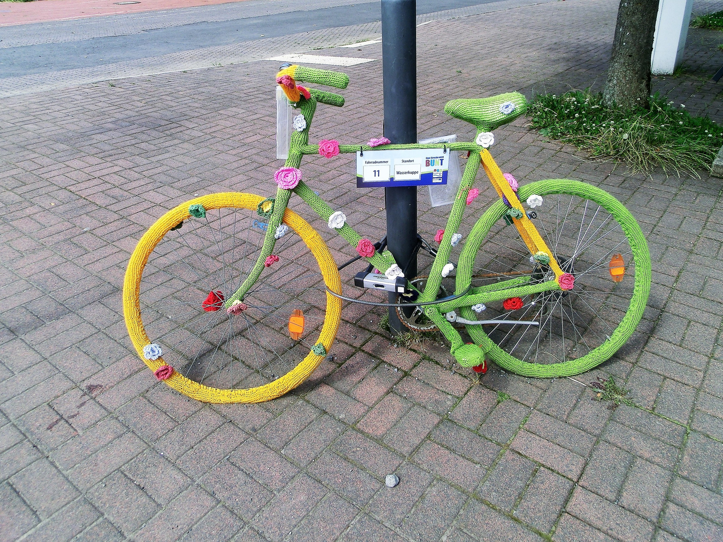 bestricktes Fahrrad