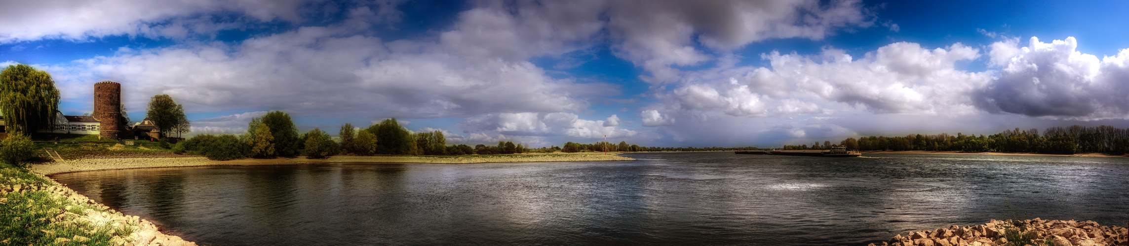 Besuch am Rhein bei Rees 2