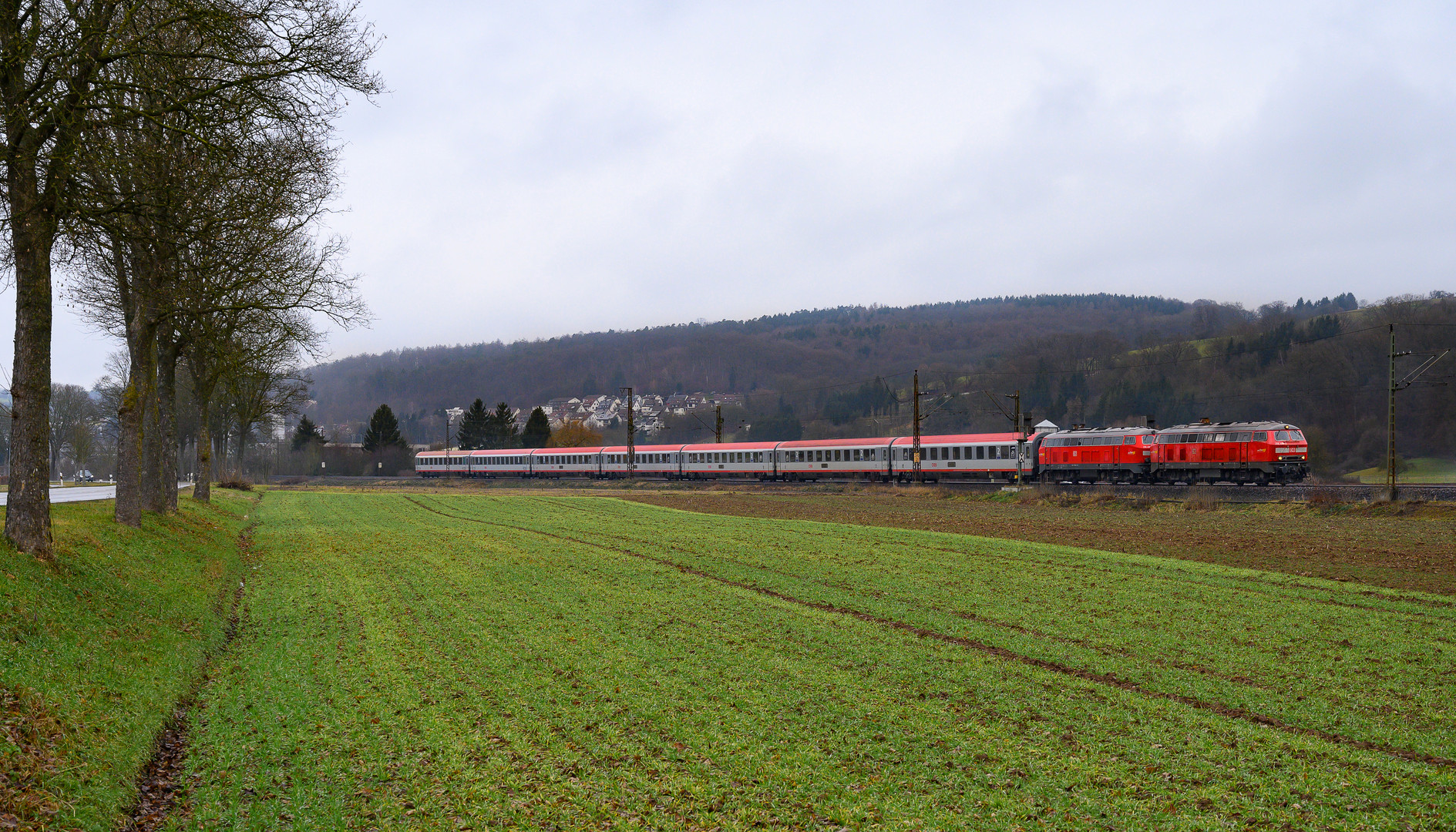 Besuch an der Filstalbahn