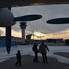 Besuch auf dem Flughafen