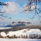 Besuch auf dem Pfaffenstein im Winter