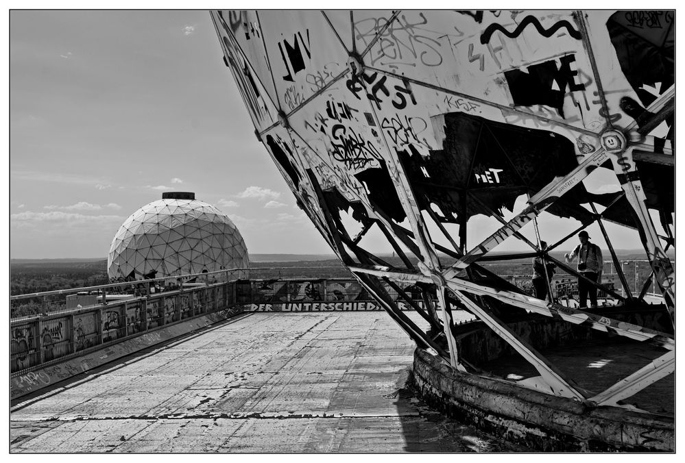 Besuch auf dem Teufelsberg von Berlin