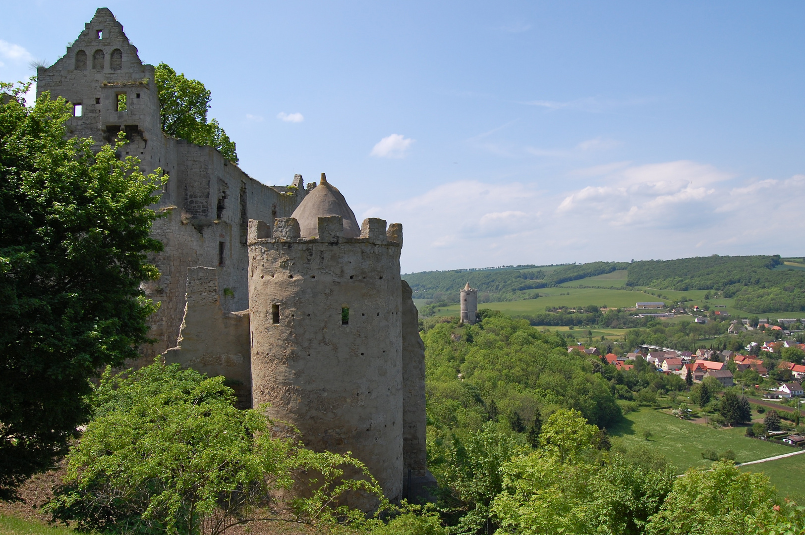 Besuch auf der Rudelsburg…