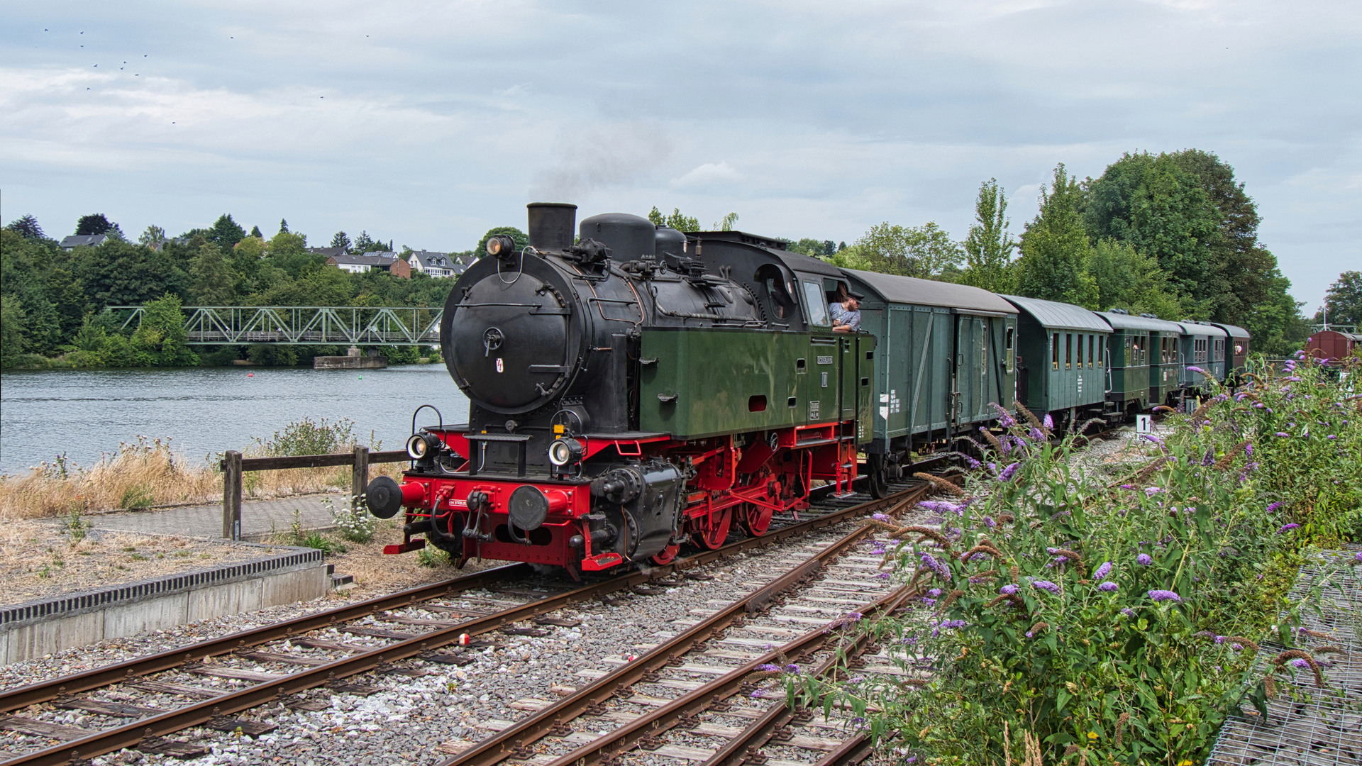 Besuch bei der Hespertalbahn