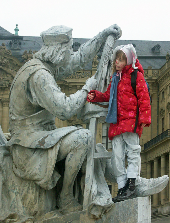 Besuch bei Riemenschneider - Was machst du da?