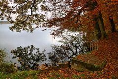 Besuch beim Häckler Weiher See bei Altshausen/Kreis Ravensburg