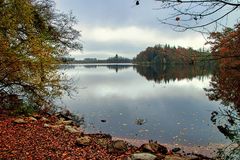 Besuch beim Häckler Weiher See bei Altshausen/Kreis Ravensburg