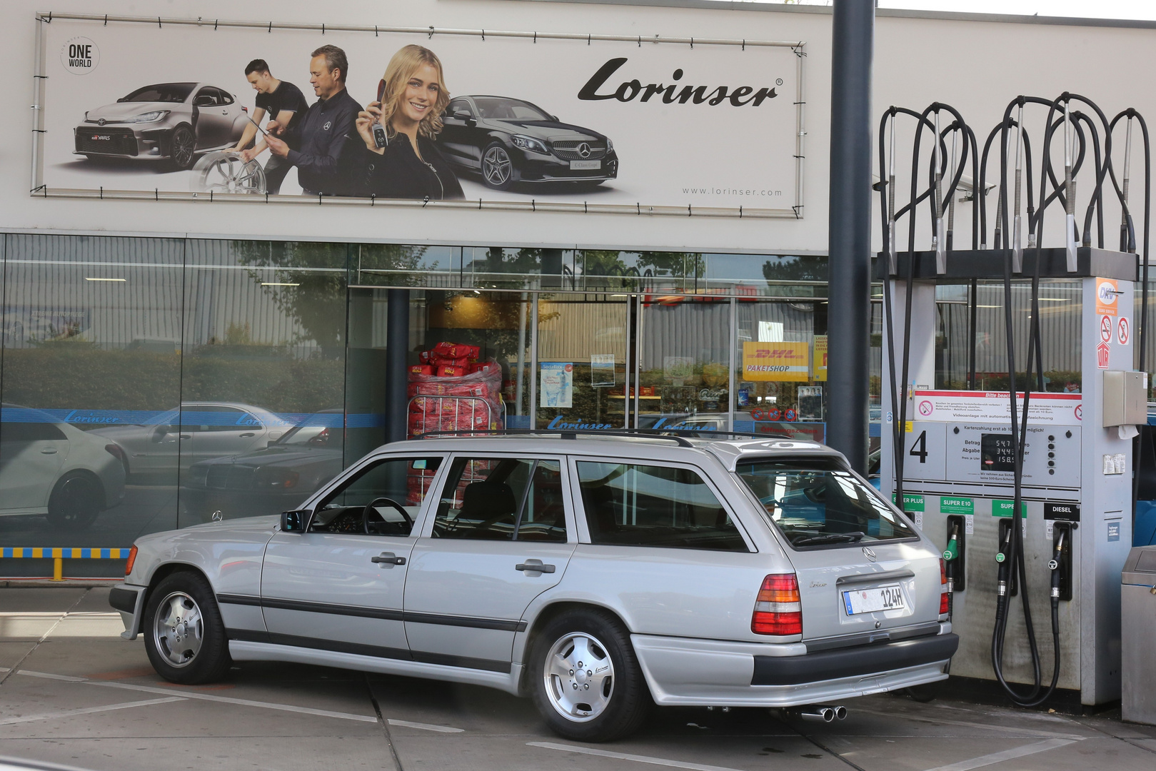 Besuch der Lorinser Tankstelle