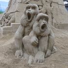 Besuch der Sand-Skulpturen-Ausstellung in Travemünde