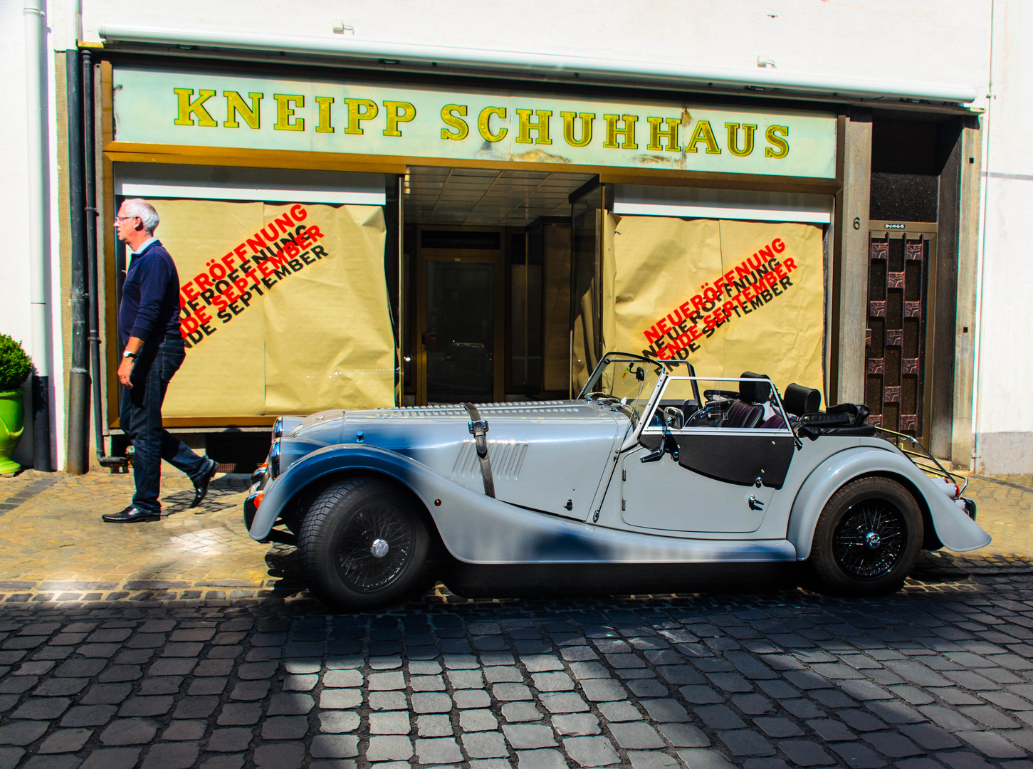 Besuch des Oldtimers in Bad Münstereifel