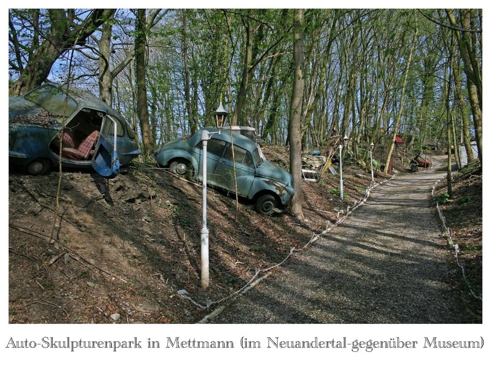 Besuch im Autoskulpturenpark in Mettmann (Neandertal)