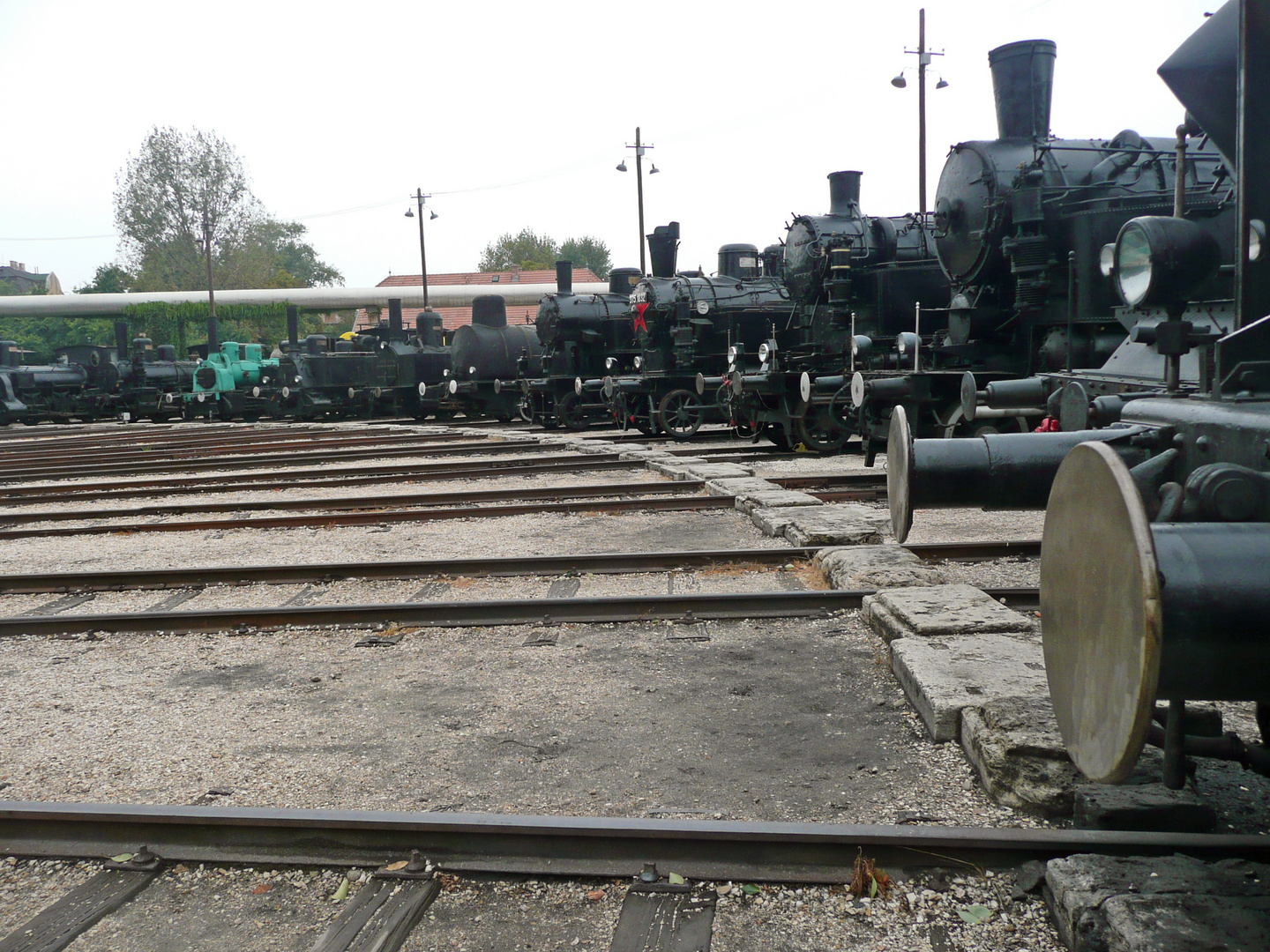 Besuch im Budapester Eisenbahnmuseum