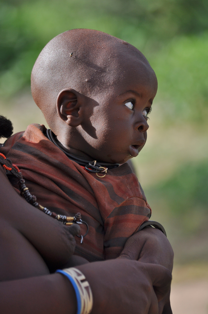 Besuch im Himba Dorf, Namibia