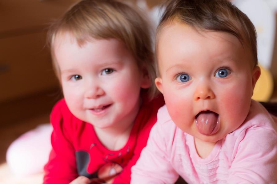 Besuch im Kinderzimmer